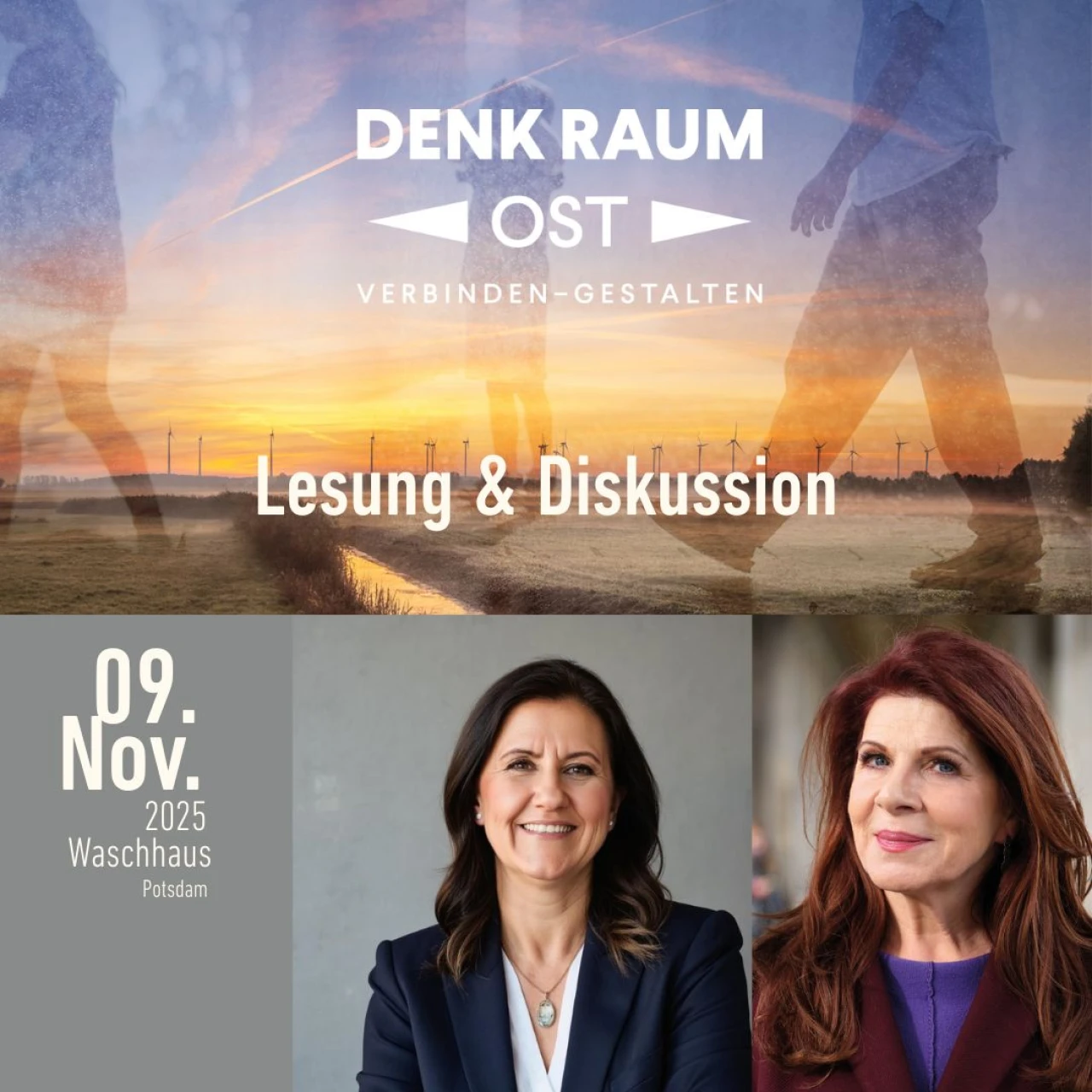 Matinee zum Tag des Mauerfalls - Lesung mit Diskussion